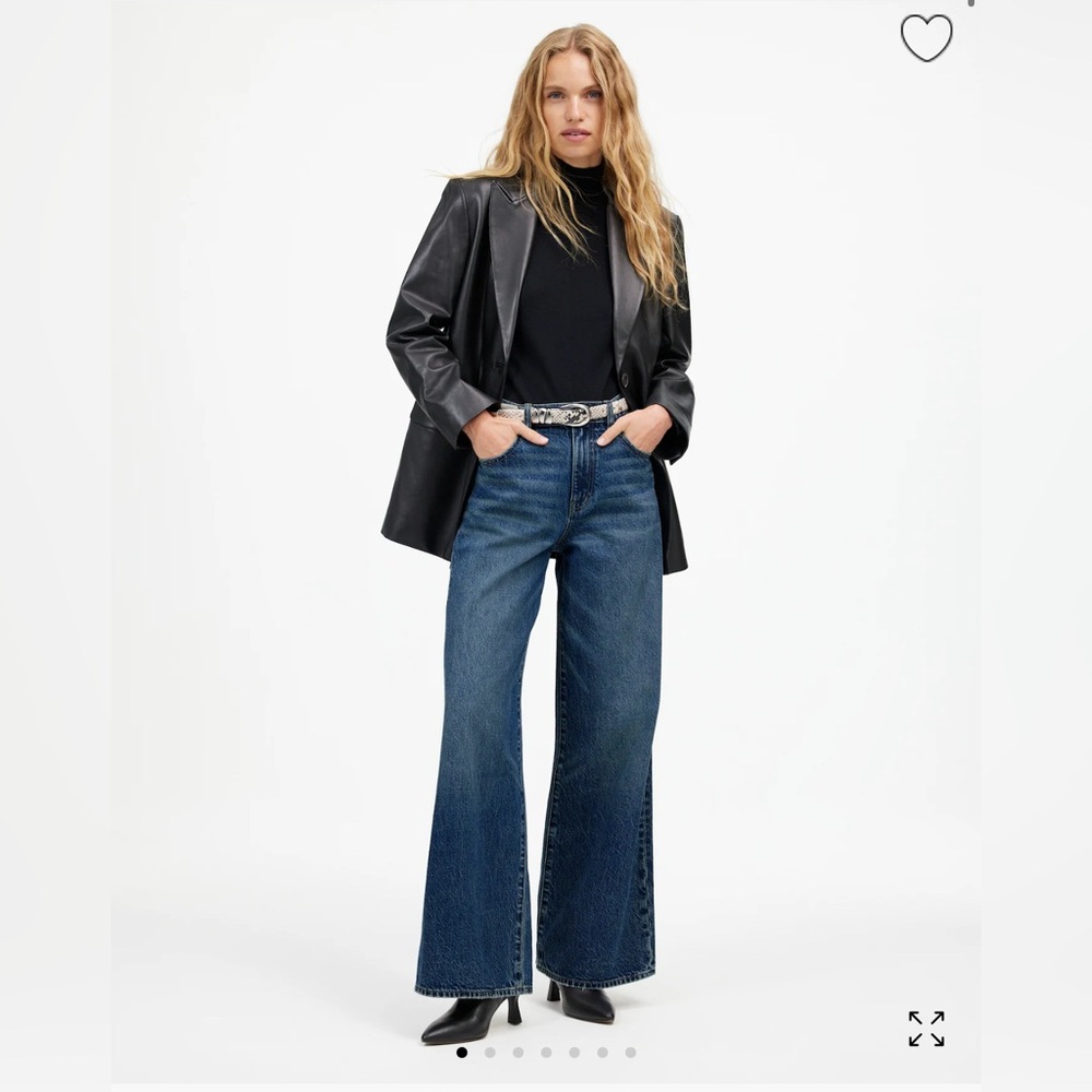 Madewell Petite Superwide-Leg Jeans in Concho Wash